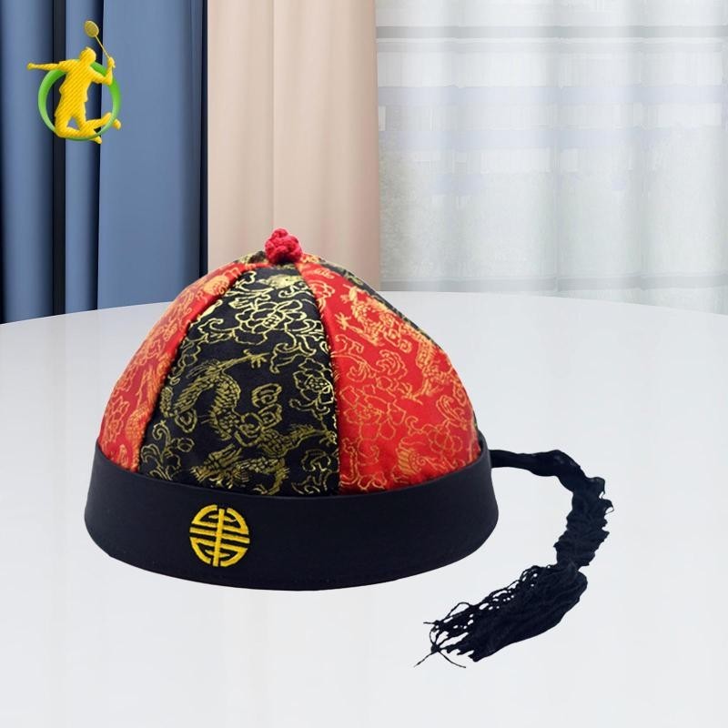 Mũ Hoàng Đế, Mũ Phương Đông Trung Quốc Đuôi Ngựa, Mũ Chủ Nhà, Mũ Thái Tử Chụp Ảnh, Váy Lạ Mắt, Hóa Trang, Lễ Hội