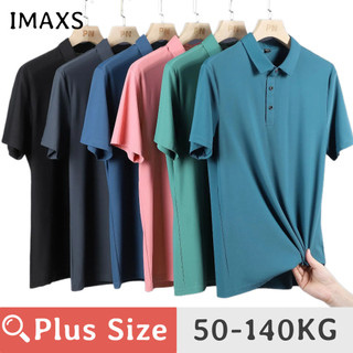 50-140kg PLUS SIZE Áo Sơ Mi Polo Công Sở Nam Chất Lượng Cao Tay Ngắn Nam Thoáng Khí Áo