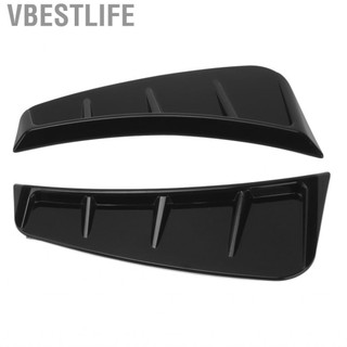 VBESTLIFE Side Marker Air Wing Vent Cover Trim ABS Glossy Black Phụ kiện ngoại thất đa năng cho ô tô