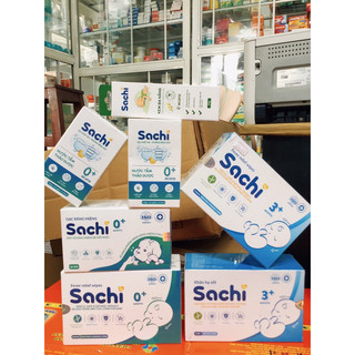 Gạc rơ lưỡi Sachi , Khăn lau hạ sốt 0m+ & 3m+ SACHI , Nước tắm thảo dược Sachi , kem bôi đa năng sachi