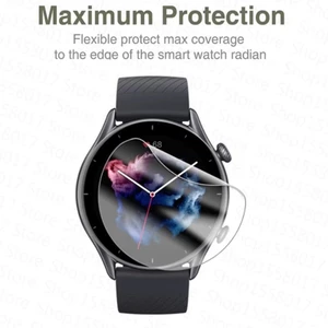 Dành Cho Realme Watch T1 S2 S Pro 3 Chiếc 500D Full Cover HD Trong Suốt Mềm Hydrogel Phim Chống Vân Tay Chống Cháy Nổ Đồng Hồ Bảo Vệ Màn Hình