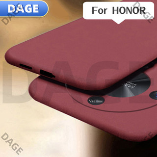 DAGE Cho HONOR X9c X9b 5G Ốp Lưng Đá Sa Thạch Mềm Siêu Mỏng Chống Mồ Hôi Chống Trơn Trượt Mặt Sau Mờ Vỏ Điện Thoại HONOR X9D