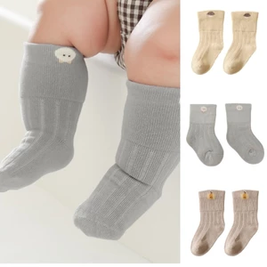 Tất in hình đáng yêu XGB Tất ấm áp Tất dài bắp chân cho trẻ sơ sinh 0 đến 3 tuổi