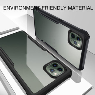 Ốp Điện Thoại Cho iPhone 11 12 13 Pro Max 12mini 13 mini Ốp Lưng Đen Chống Rơi Điện Thoại Acrylic Bảo Vệ Toàn Diện