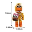 HK1 FNAF Khối Xây Dựng Quà Tặng Cho Trẻ Em Freddy Bonnie Chica Foxy Búp Bê Mô Hình Đồ Chơi Cho Trẻ Em Bộ Sưu Tập KH1