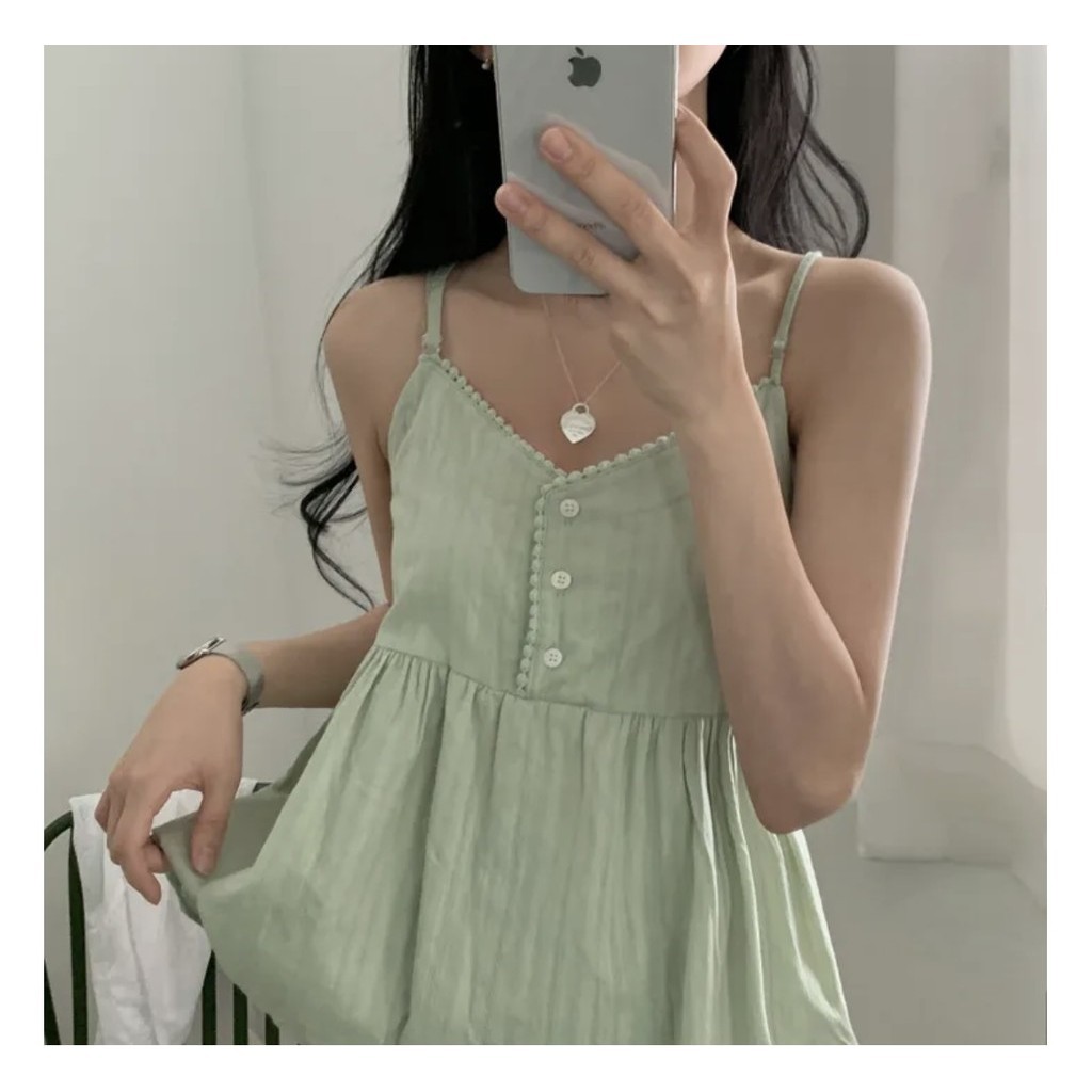 Suxi Mùa Xuân Mới Đơn Giản Crop Top Phong Cách Hàn Quốc Rời Dây Đeo Lưng Xe Tăng Top Cho Nữ 240220