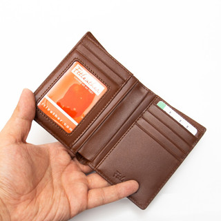 Ví Da Nam FttLeather Da Bò Xịn 100% May Viền Thủ Công mã 8040B