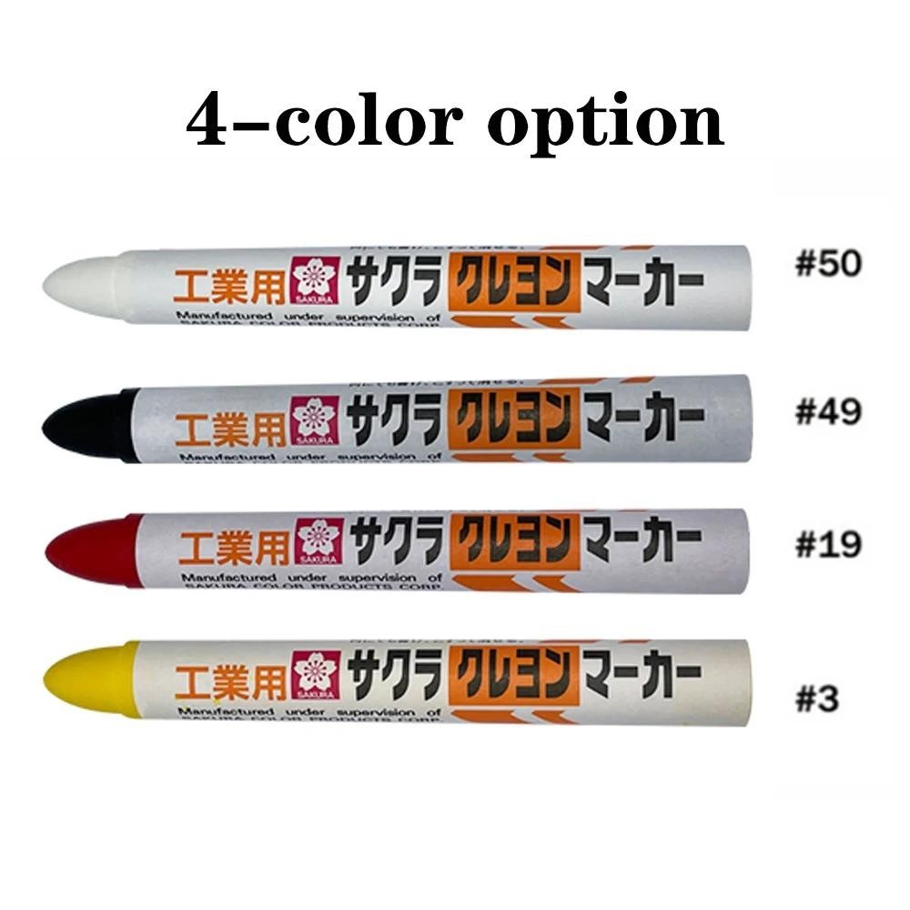1 CÁI SAKURA Solid Industrial Crayon Paint Marker Chịu nhiệt độ cao, không thấm nước, không phai màu Kính kim loại Viết văn phòng phẩm