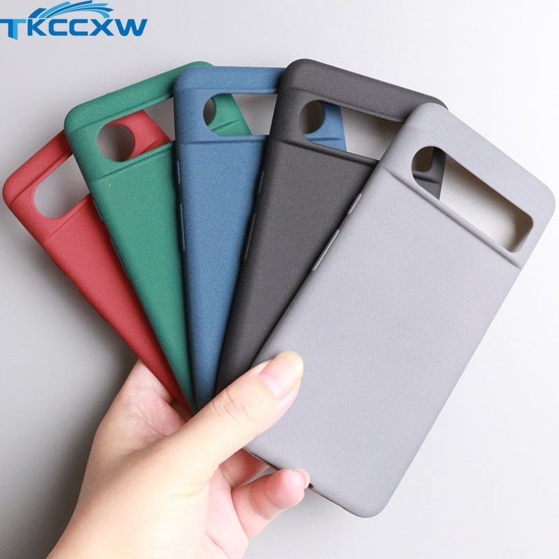 Dành Cho Google Pixel 8A 7A 5A 4A 8 7 6 Pro 3A 4 5 3 XL Lite Ốp Lưng Chống Vân Tay Mờ Cát Silicon Mềm