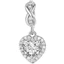 Bamoer 925 Sterling Sliver Charm Green Series Bướm Trái Tim Mặt Dây Chuyền Phụ Kiện Cho Vòng Tay Quà Tặng Cho Bé Gái