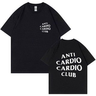 Plus Kích Thước Chống Cardio Câu Lạc Bộ Áo Tập Gym Cuộc Sống In Chữ Áo Thun Cotton Cho Nữ Quần Áo Oversize Nam Tee Mùa Hè