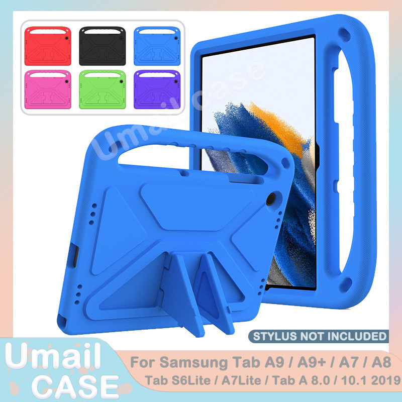 Ốp lưng EVA an toàn cho trẻ em cho Samsung Tab A9 X110 A9 + A9 Plus X210 A7 Lite T220 Tab A 8.0 2019 T290 A8 10.5 X200 S6 Lite P610 T510 A7 T500 Vỏ máy tính bảng chống sốc