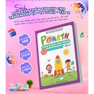 Sách - Pomath Toán tư duy cho trẻ em lớp (9 - 10 tuổi) - Tập 2