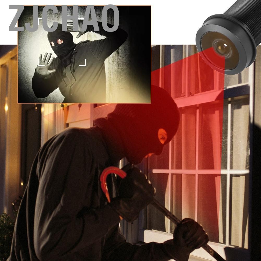 Zjchao Ống kính camera an ninh góc rộng 1.44mm 1/2.5 5MP cho camera quan sát gia đình