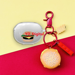 Dành Cho SoundPEATS Capsule 3 Pro Plus Ốp Lưng TPU Transpent Tai Nghe Vỏ Bảo Vệ Chống Sốc Có Mặt Dây Chuyền