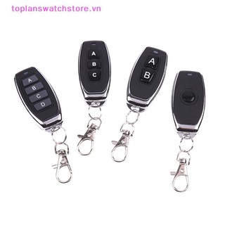 Toplanswatchstore 433 MHz Điều khiển từ xa không dây Mã học tập Tần số vô tuyến không dây Điều khiển từ xa cho ô tô Cửa có thể thu vào VN