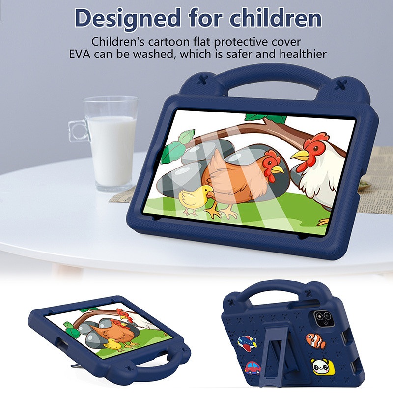 Ốp lưng chống sốc an toàn cho trẻ em cho itel VistaTab 10 Mini 8.0inch 2024 Eva Tay cầm Vỏ máy tính bảng