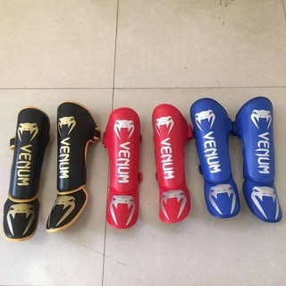 Muay Thai Sanda Fight Leg Guard Children Adult Shin Guard Fighting Leg Guard with Instep Thickened Competition Training Leg Guard CUmg