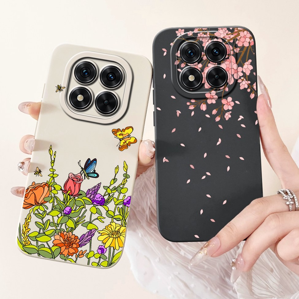 Ốp Lưng Cho Redmi Note 14 Pro 5G Chống Sốc Thời Trang Họa Tiết Mèo Dễ Thương Vỏ Silicon Ốp Lưng
