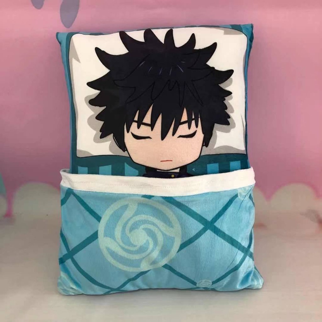 ST2 Jujutsu Kaisen Anime Sang Trọng Gối Mềm Nhồi Bông Búp Bê Đồ Chơi Gojou Satoru Yuuji Megumi Trang Trí Nhà Quà Tặng TS2