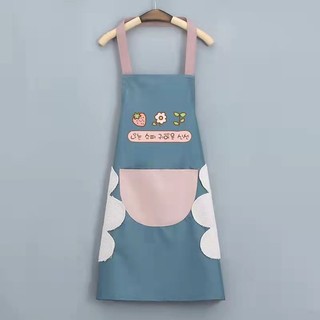 Tạp Dề Bếp BUNNIES HOUSE Cao Cấp, Chống Thấm Nước, Thiết Kế Có Miếng Lau Tay Thấm Hút