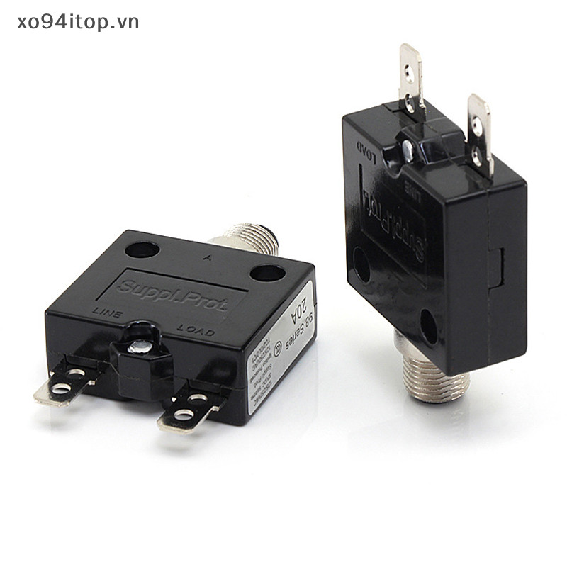 Xoitop 20A 25A 30A 40A Bộ ngắt mạch Quá tải Bảo vệ quá dòng L-MC Cầu chì hiện tại DIY Phụ kiện điện tử VN