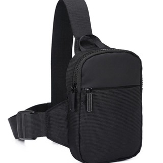 Túi đeo ngực nam HOBBYIN, Túi đeo chéo đeo vai bằng vải Canvas, Gói đeo chéo Mini thể thao nam