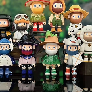 (✿Tùy chọn) F.UN FARMER BOB EN COUNTER TRONG WILD Blind Box Chơi hợp thời trang Tay-Run