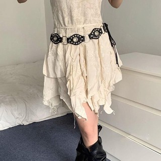 Thắt lưng HOMELYHUB Punk, da với đinh tán, thiết kế cổ điển sang trọng, đa năng