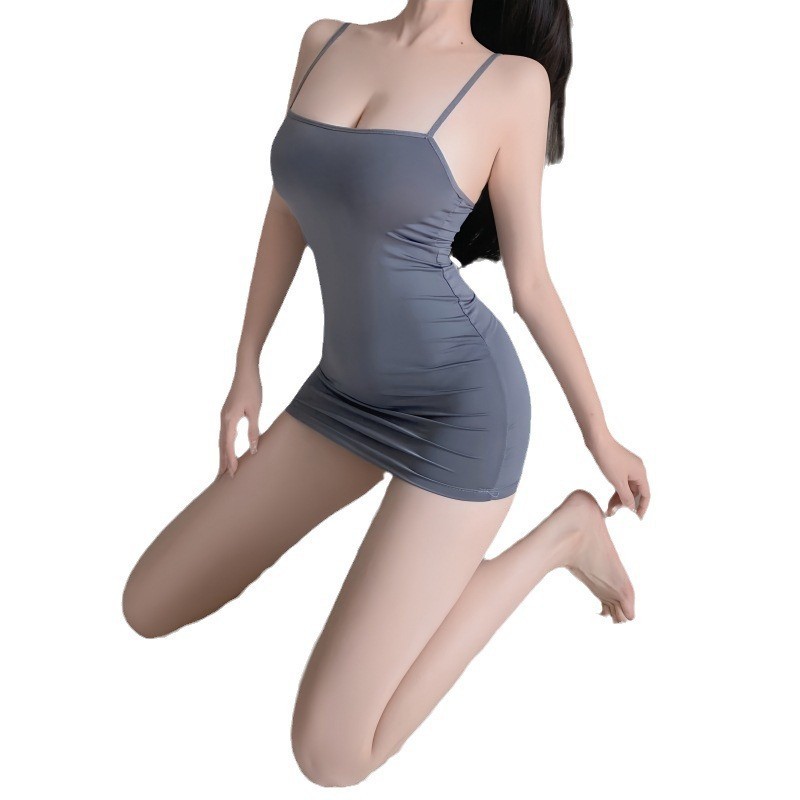 Bộ đồ ngủ Skinny Dress Ice Silk gợi cảm