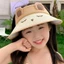JKDESIGN Mũ chống nắng trẻ em, Mũ che nắng ống hút có thể điều chỉnh, Mũ chống nắng chống nắng thời trang chống nắng du lịch