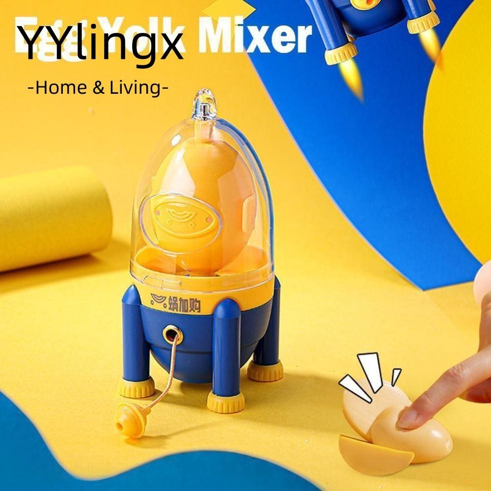YYlingx Máy trộn lòng đỏ trứng, Dụng cụ nhà bếp Hướng dẫn sử dụng Máy lắc trứng, Di động không làm vỡ Dụng cụ bằng nhựa Trứng