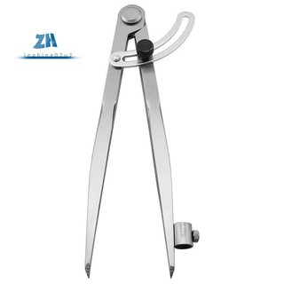 Công cụ Scribe chia cánh chính xác 8 Inch La bàn 200mm có giá đỡ bút chì cho hình học, gỗ, kim loại và da
