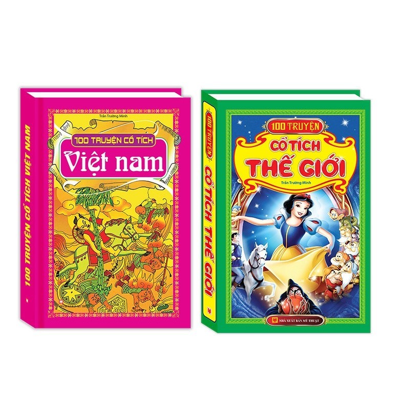 Sách-Combo 2c 100 truyện cổ tích việt nam + 100 truyện cổ tích thế giới ...