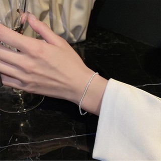ITRUMPET Vòng tay nữ lấp lánh, dây chuyền bạc Y2K, trang sức tiệc cưới mùa hè, điều chỉnh