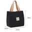 Túi xách GAVESTO, Túi đựng đồ ăn trưa thông thường Satchel, Túi vải Tote sinh viên in hình gấu dung tích lớn