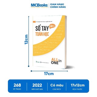 Sách - Combo sổ tay kiến thức môn Toán - Lý - Anh