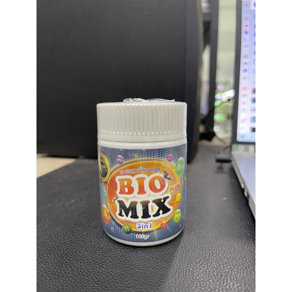 Mô tả BIOMIX Plus 3 in 1 - Men Vi Sinh Đậm Đặc Cho Hồ Cá, Tép, Thủy ...