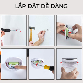 Đèn LED trang trí năng lượng mặt trời cho cầu thang, lan can sân vườn, ban công, hàng rào. Chống mưa và bền.