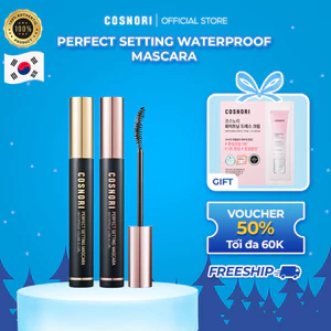 l Mascara COSNORI Perfect Setting chải lông mi cố định hoàn hảo chống thấm nước 7ml