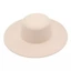 KANGN Nữ Flatcap, Mũ nỉ vành rộng phong cách Hepburn, Mũ phẳng màu trơn cổ điển kiểu Pháp dành cho quý ông