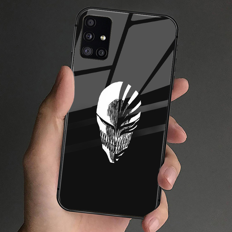 Ốp Điện Thoại Kính Cường Lực Bleach 09 Cho Samsung Galaxy S9 Plus S10 S10e S20 FE S20 Plus S21 S22 S23 S24 Ultra Cover