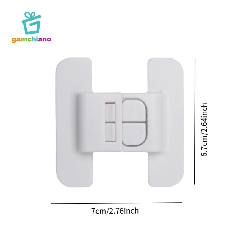4x Tủ Lạnh Khóa Tủ Đông Nhẹ Không Đục Lỗ Đóng Cửa Tủ Lạnh Đóng Cửa Cho Ngăn Kéo Phòng Khách