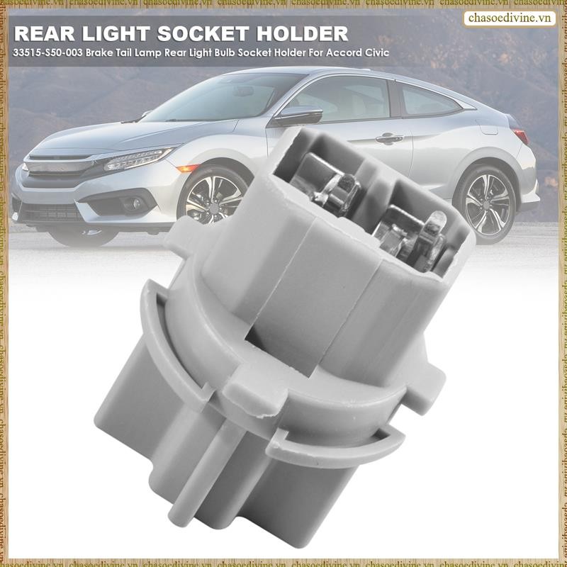 [K O G X] 33515-S50-003 Đèn hậu phanh Giá đỡ ổ cắm bóng đèn phía sau cho Honda Accord Civic Fit Odyssey