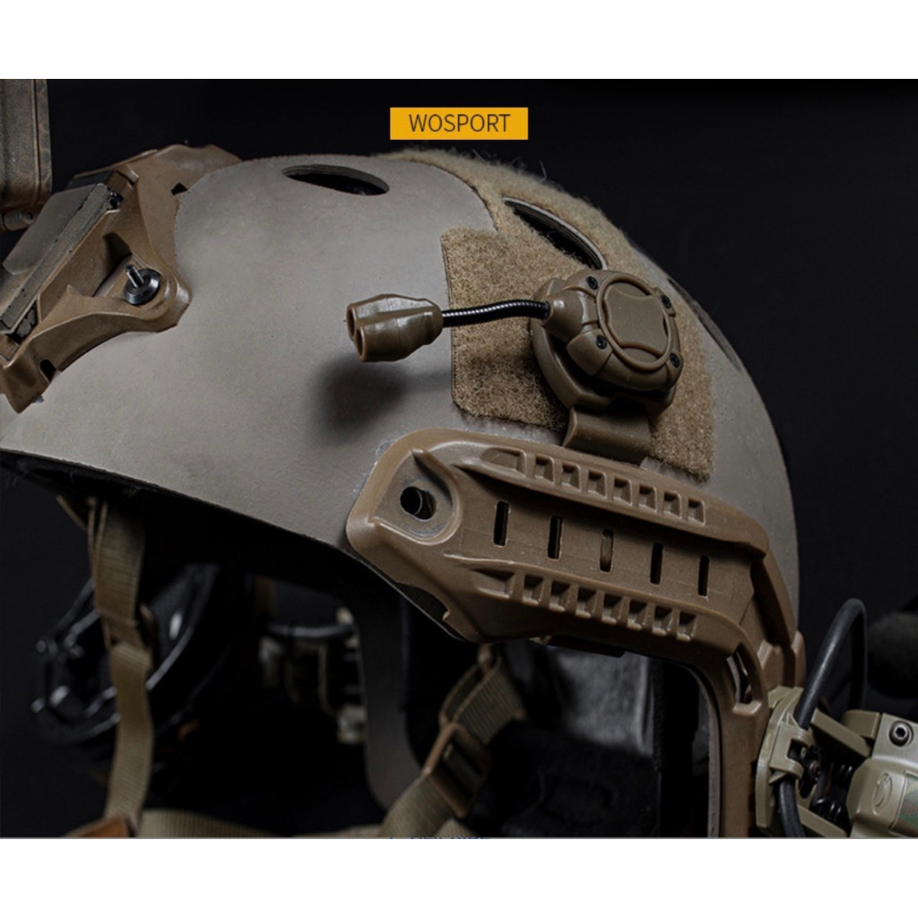 Đèn mũ bảo hiểm tactical WoSport SWITCH MPLS
