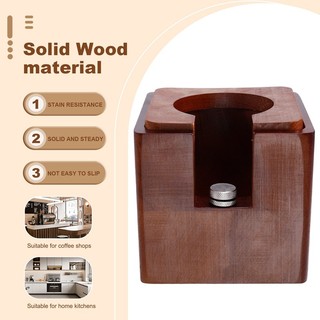 Đế Tamper Espresso - Giá đỡ Portafilter cà phê bằng gỗ cho bộ lọc 51 / 53, Phụ kiện phân phối cà phê nhà bếp