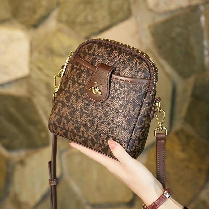 New Women's Bag Women's Bag Summer Fashionable Stylish Multi-Layer Portable Mobile Phone Bag All-Match Shoulder Messenger Bag Women's Bag Mini