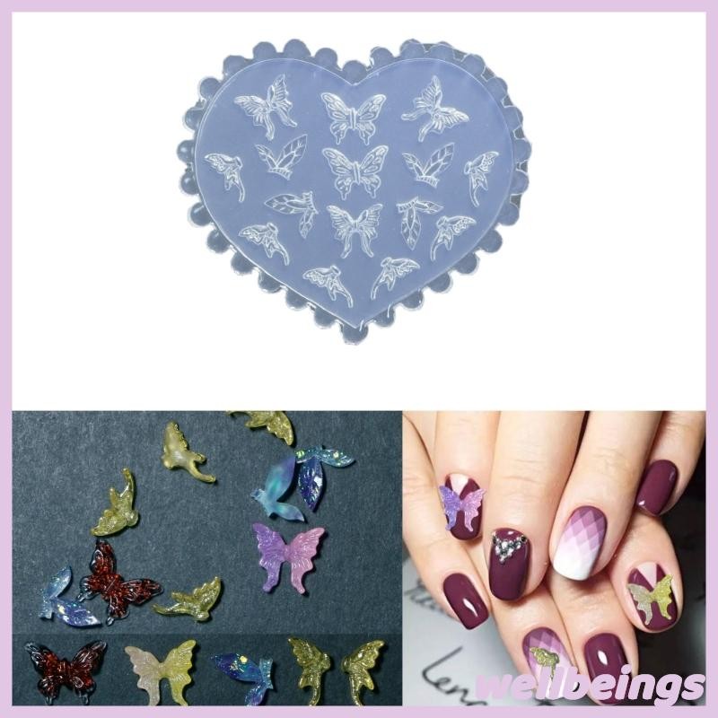Creative Nail Art Mold Silicone Stamping Kit Embossing Nail Accessories Mould