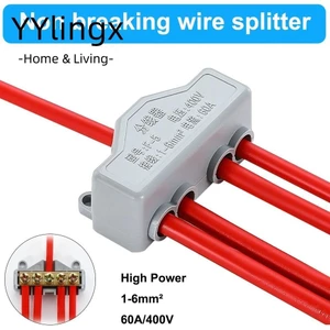 YYlingx Bộ chia công suất cao, Khối đầu cuối nhanh bằng đồng thau công suất cao, Đầu nối dây nối điện