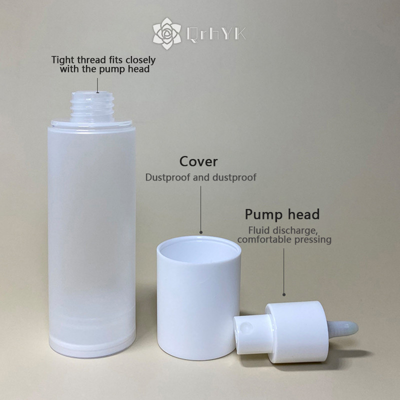Qrhyk Di Động Chân Không Chai Mỹ Phẩm Có Thể Đổ Lại Mờ Mỏ Vịt Bơm Mỹ Sương Chai Lotion Hộp Đựng Kem Du Lịch Mới